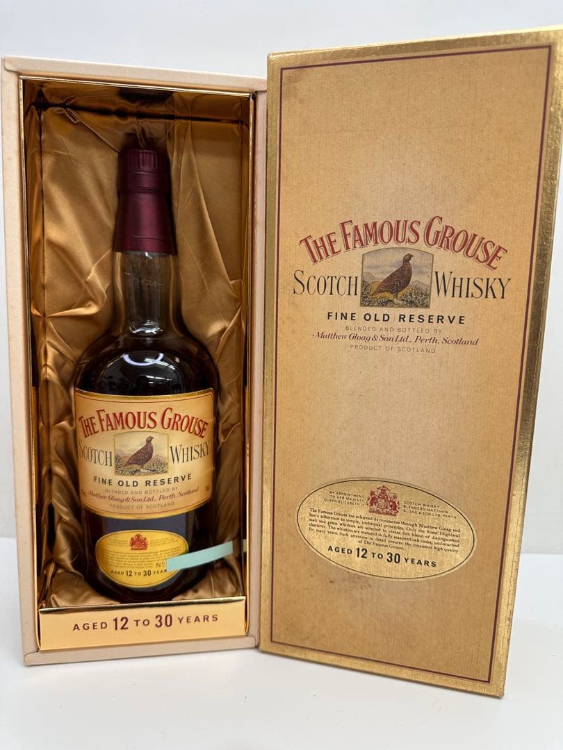 【K】未開栓 フェイマスグラウス 12～30年 ウイスキー 750ml 箱付き