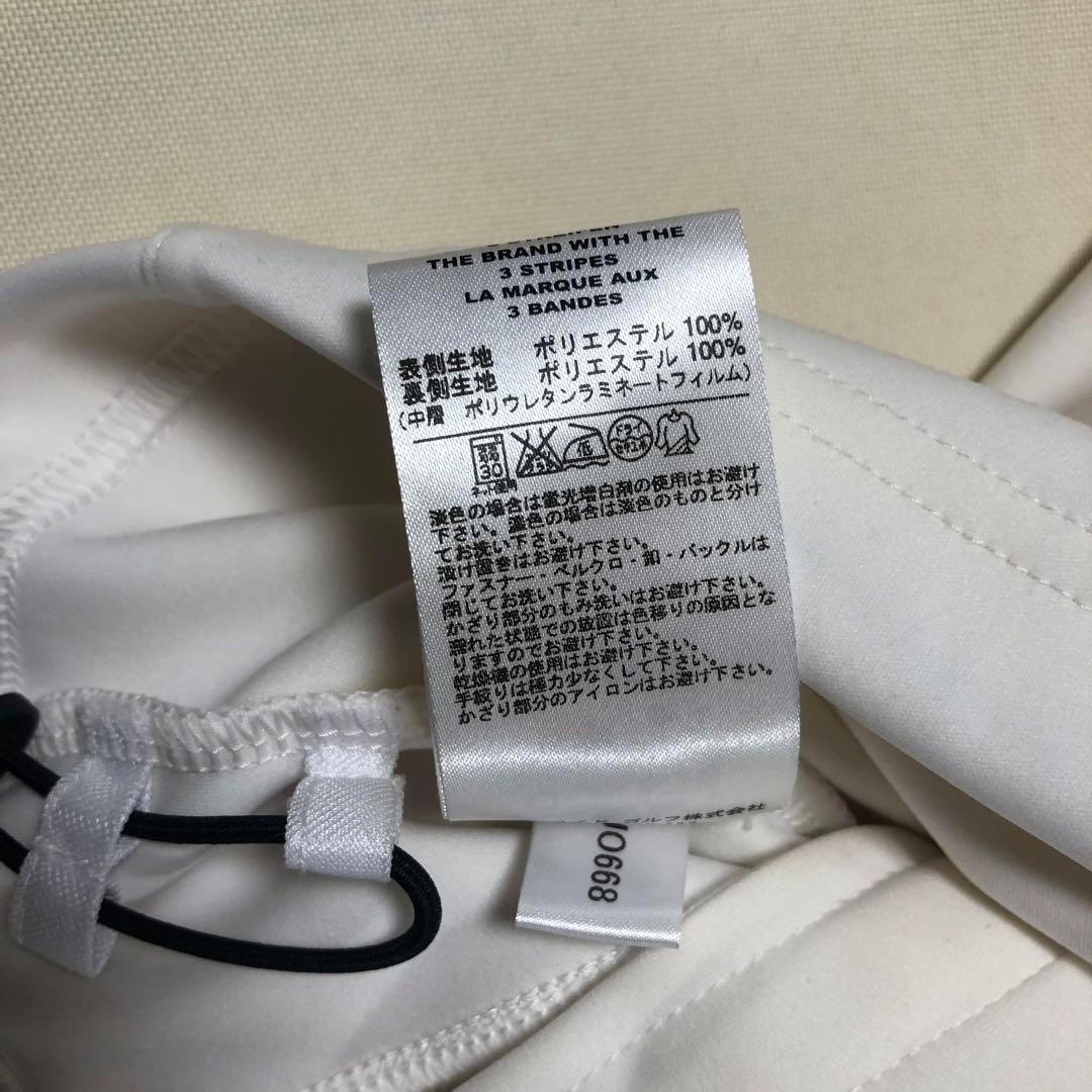 アディダスゴルフ◆ダブルジップ 撥水ジャケット◆ホワイト Sサイズ