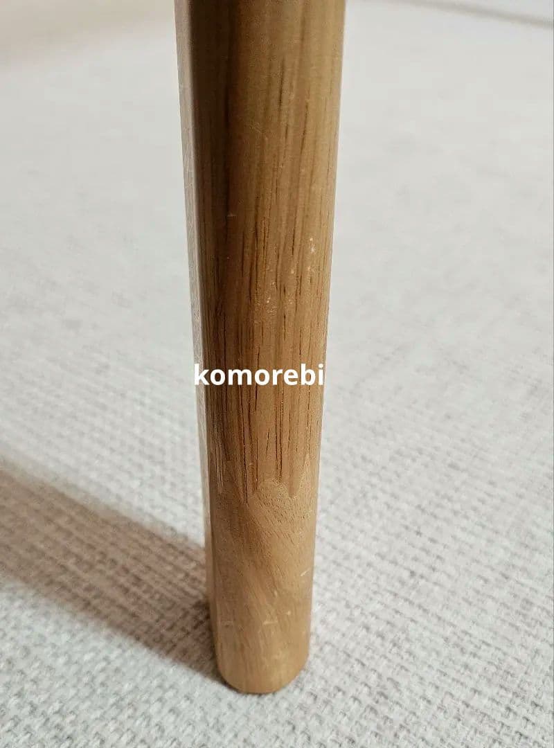 【引き取り限定】ナチュラルウッド　ダイニングテーブル　椅子4脚　セット　スツール