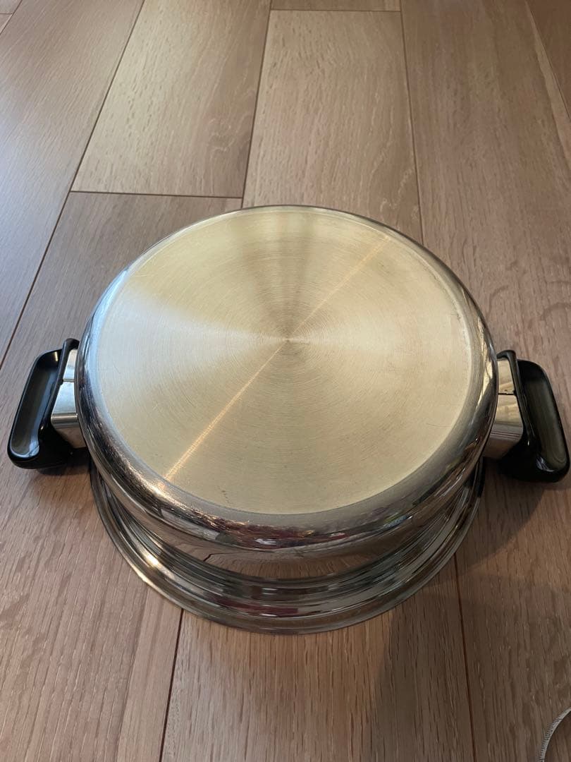 VitaCraft ステンレス両手鍋 蒸し器付き 中型