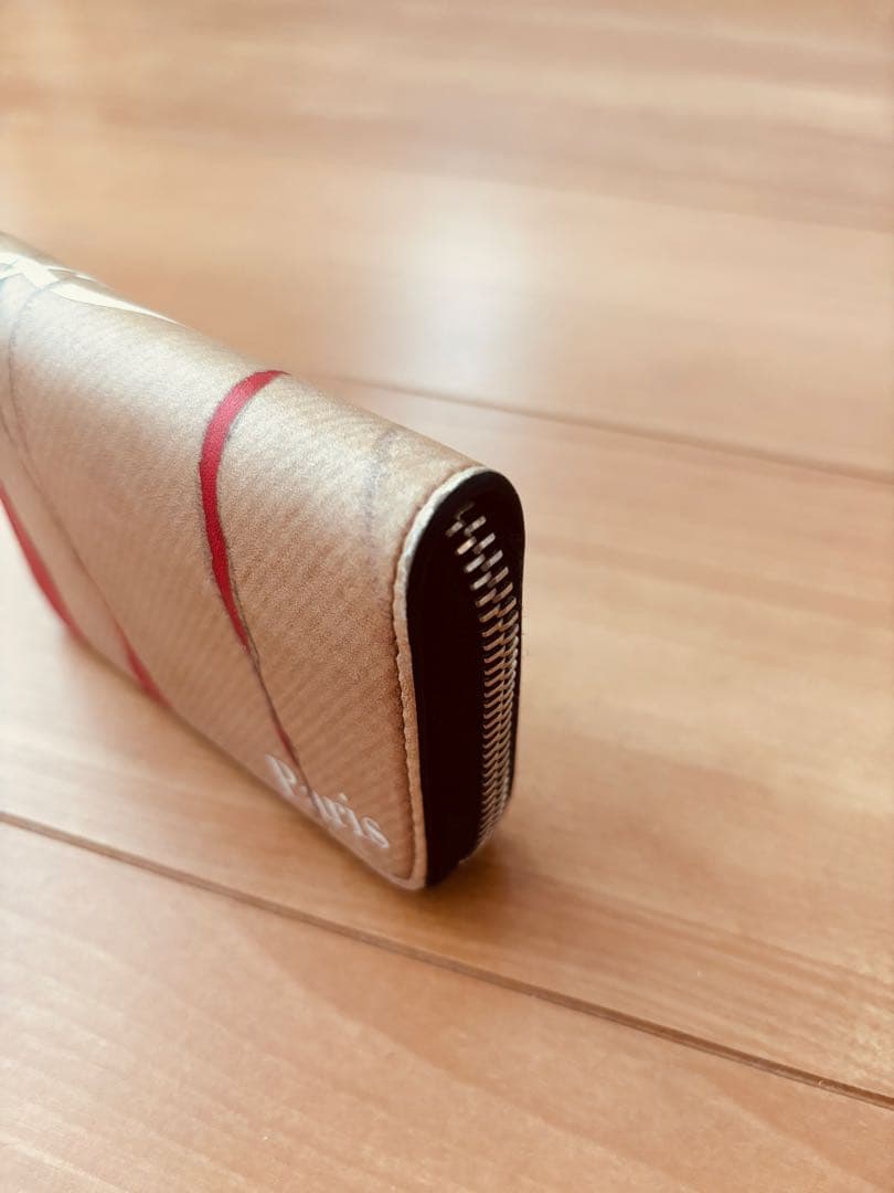 【美品】クリスチャンルブタン クラフトロゴ ケース 財布 ラウンドジップ