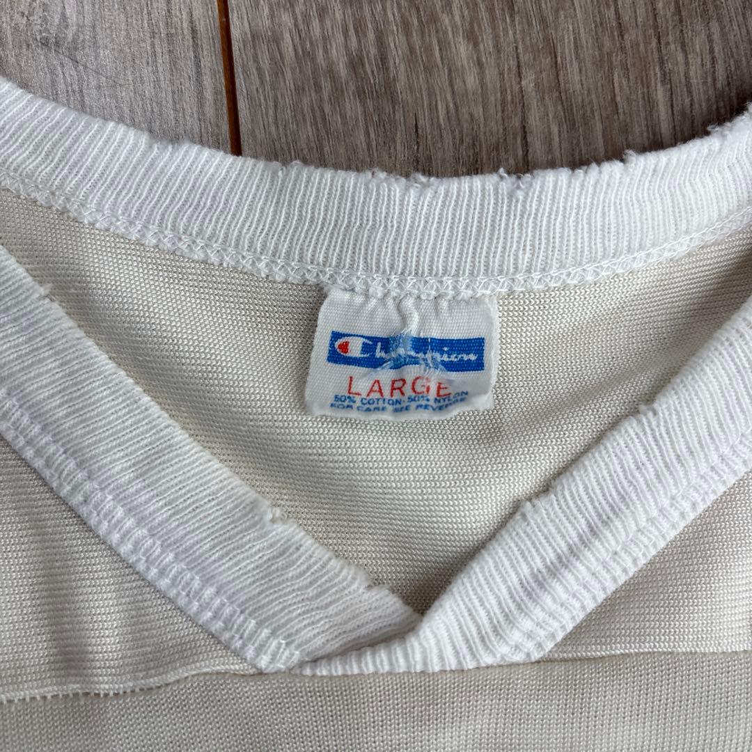チャンピオン　バータグ　フットボールTシャツ