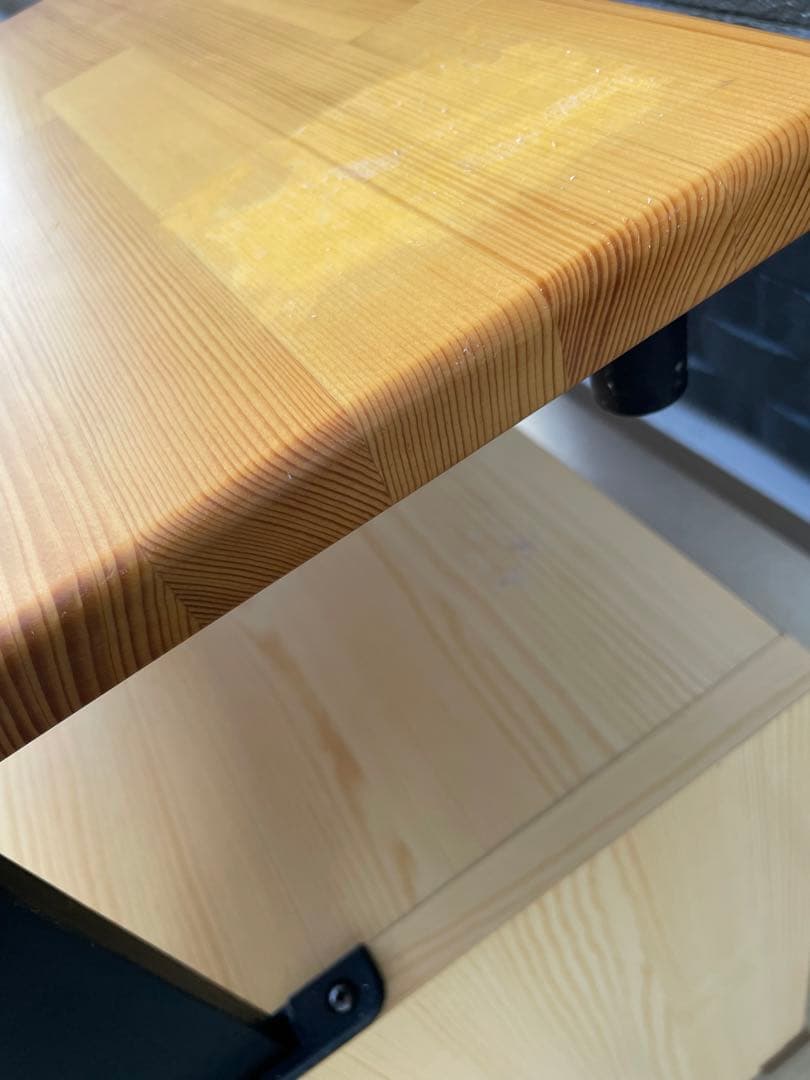 コイズミ学習机上棚部分　本棚　デスク固定器具あり