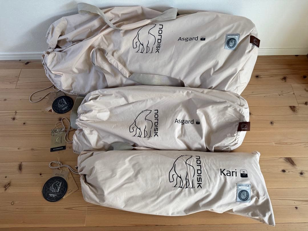 ノルディスク Asgard アスガルド19.6 フロア カーリー20 ３点セット