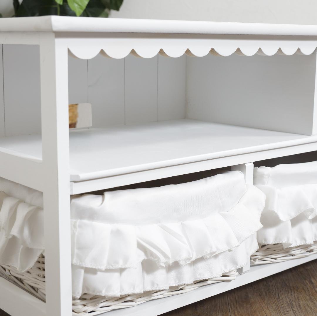 みーこ♡　　テレビボード　テレビ台　幅　100　バスケット3個