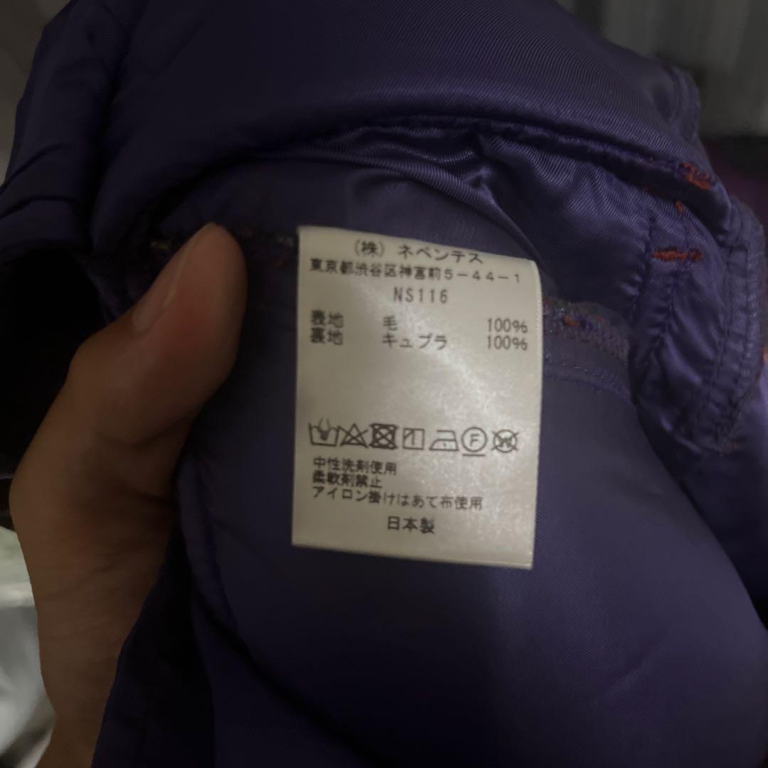 needles Wool Shaggy Plaid チェック　ヒザデル