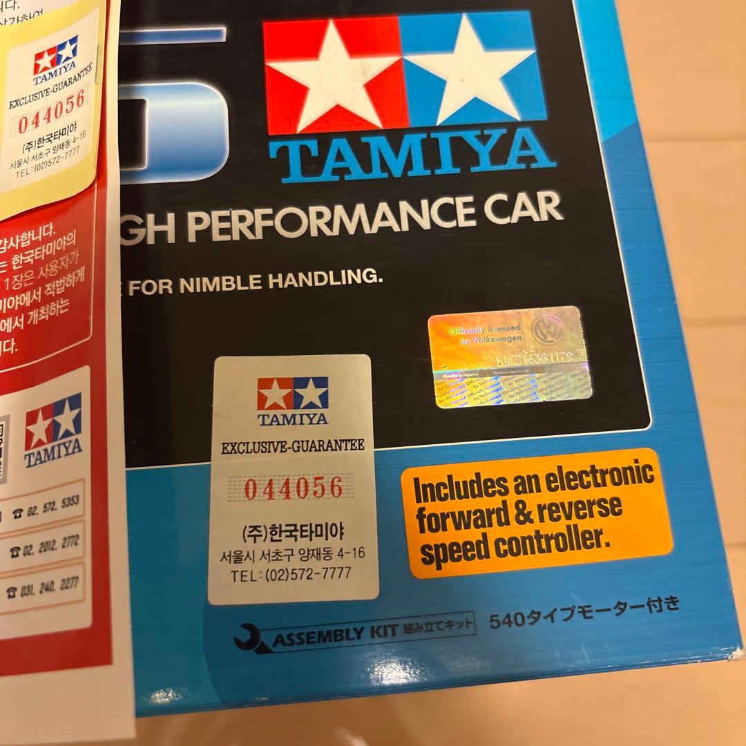 タミヤラジコン　ＶＷゴルフレーシング　新品　アンプ付き