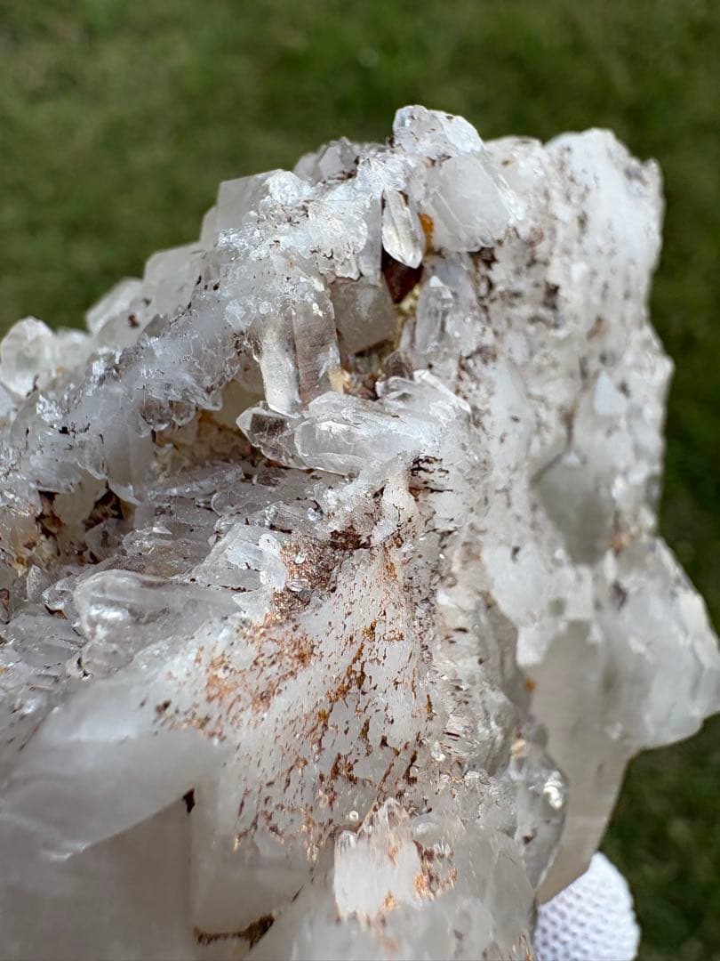 【匿名発送】クル渓谷産 ライトスモーキー水晶（セルフヒールド）