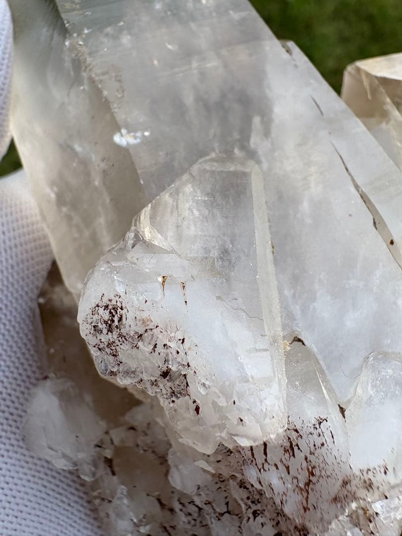 【匿名発送】クル渓谷産 ライトスモーキー水晶（セルフヒールド）