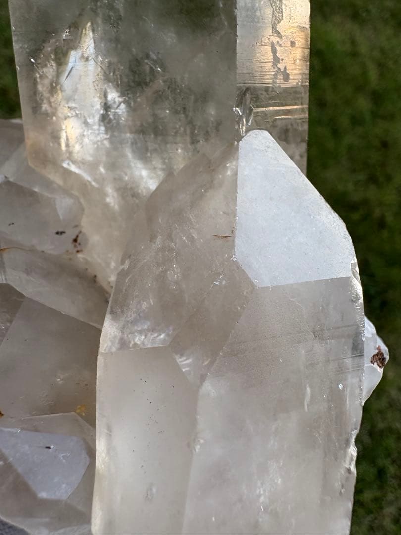 【匿名発送】クル渓谷産 ライトスモーキー水晶（セルフヒールド）