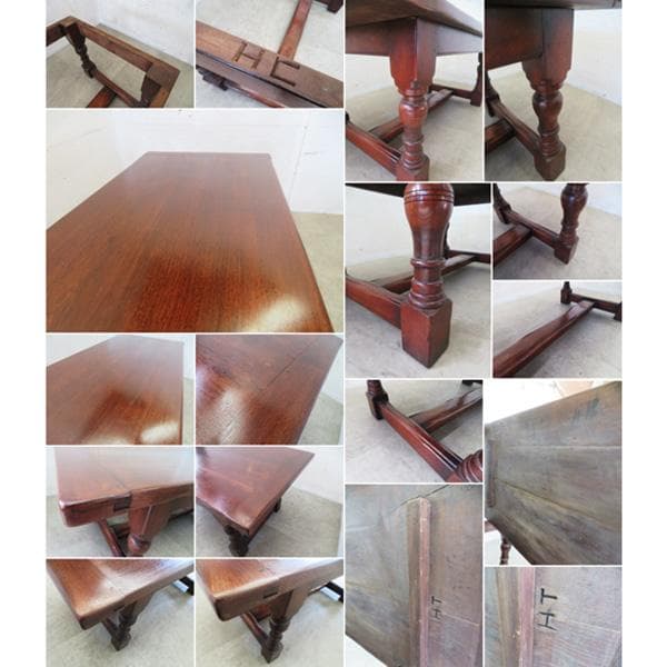 美品■ロイズ・アンティークス■ビッグオーク■ダイニングテーブル■オーク無垢材