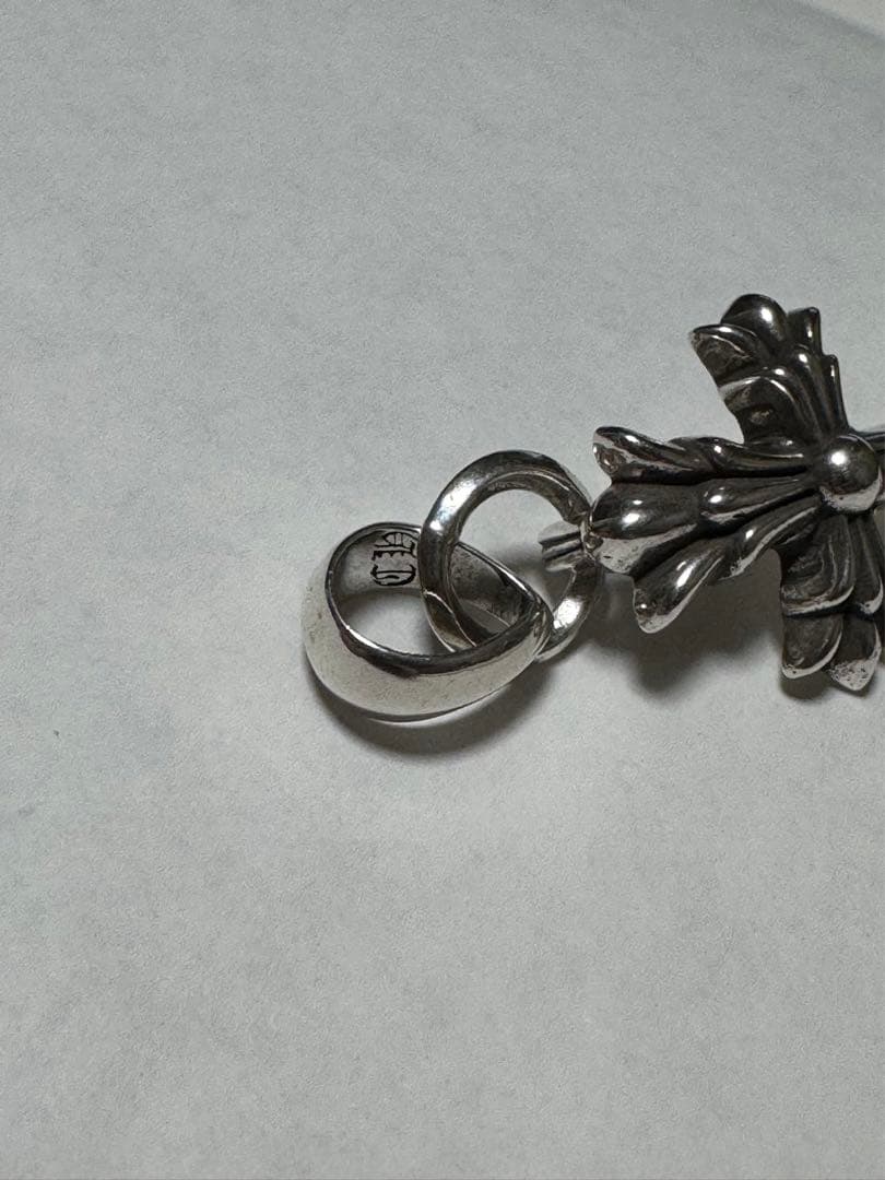 クロムハーツ ダブルCHクロスペンダント with ベイル