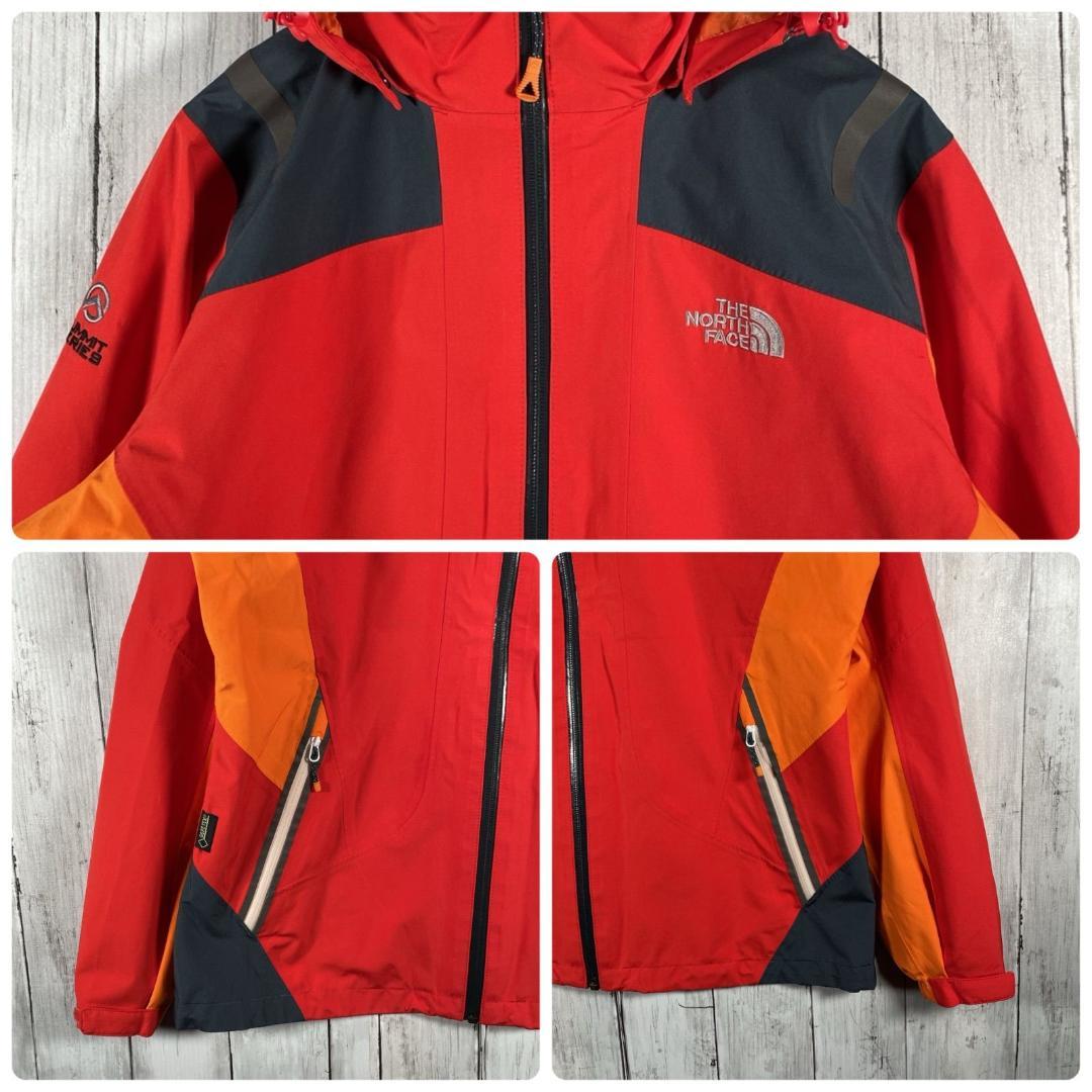 ザノースフェイス サミットシリーズ マウンテンパーカー ゴアテックス Lオレンジ