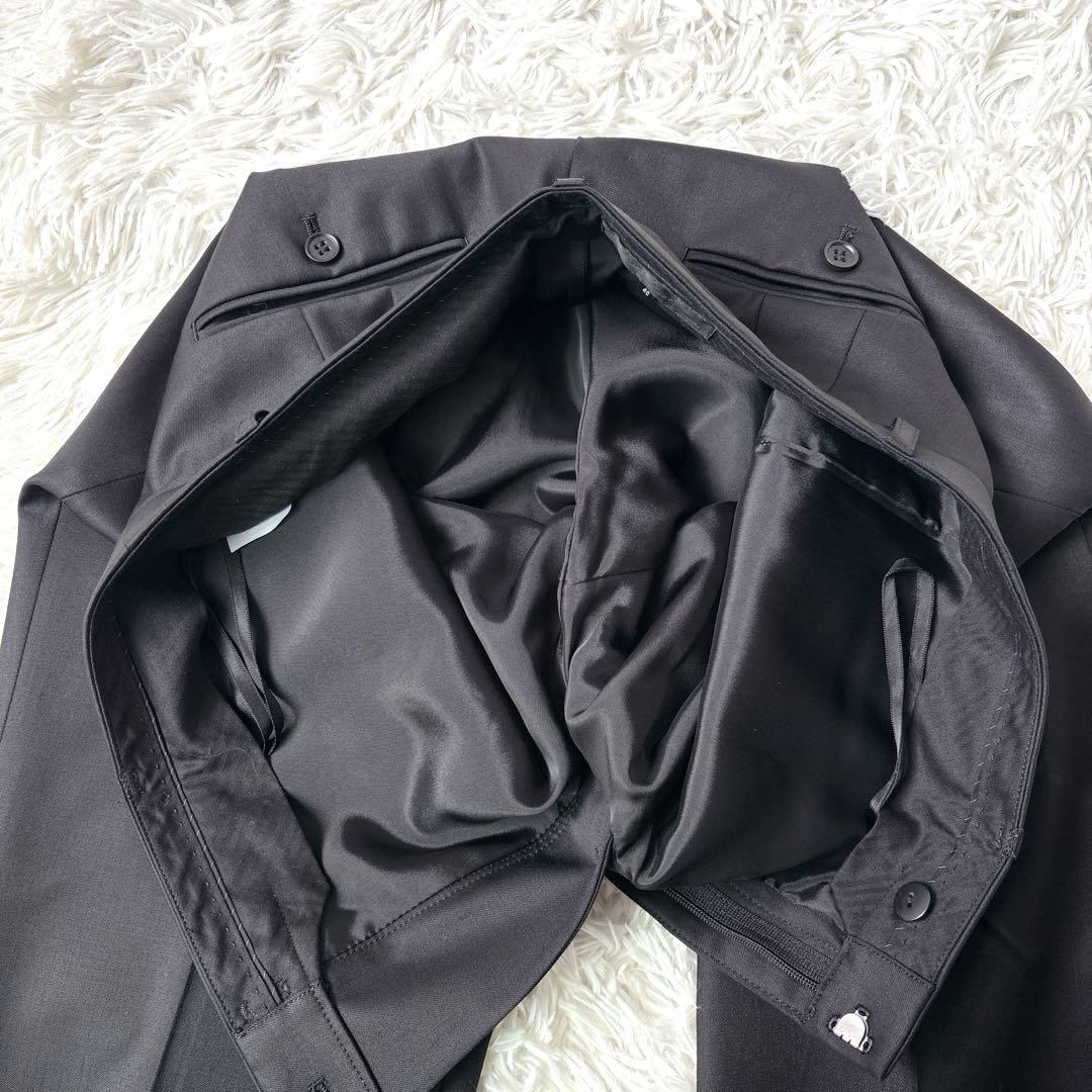 【未使用級】23区tessuti bahariye 高級生地　パンツスーツ　黒