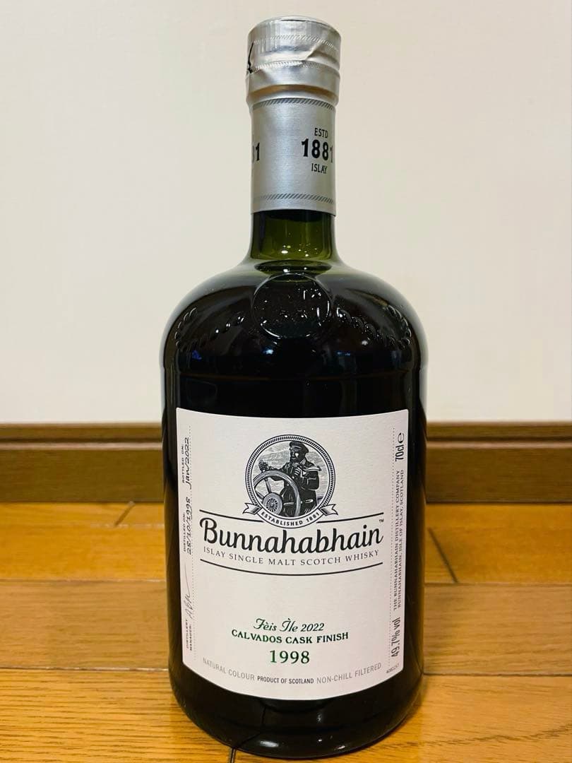 ブナハーブン 1998 カルバドスカスクフィニッシュ 23年