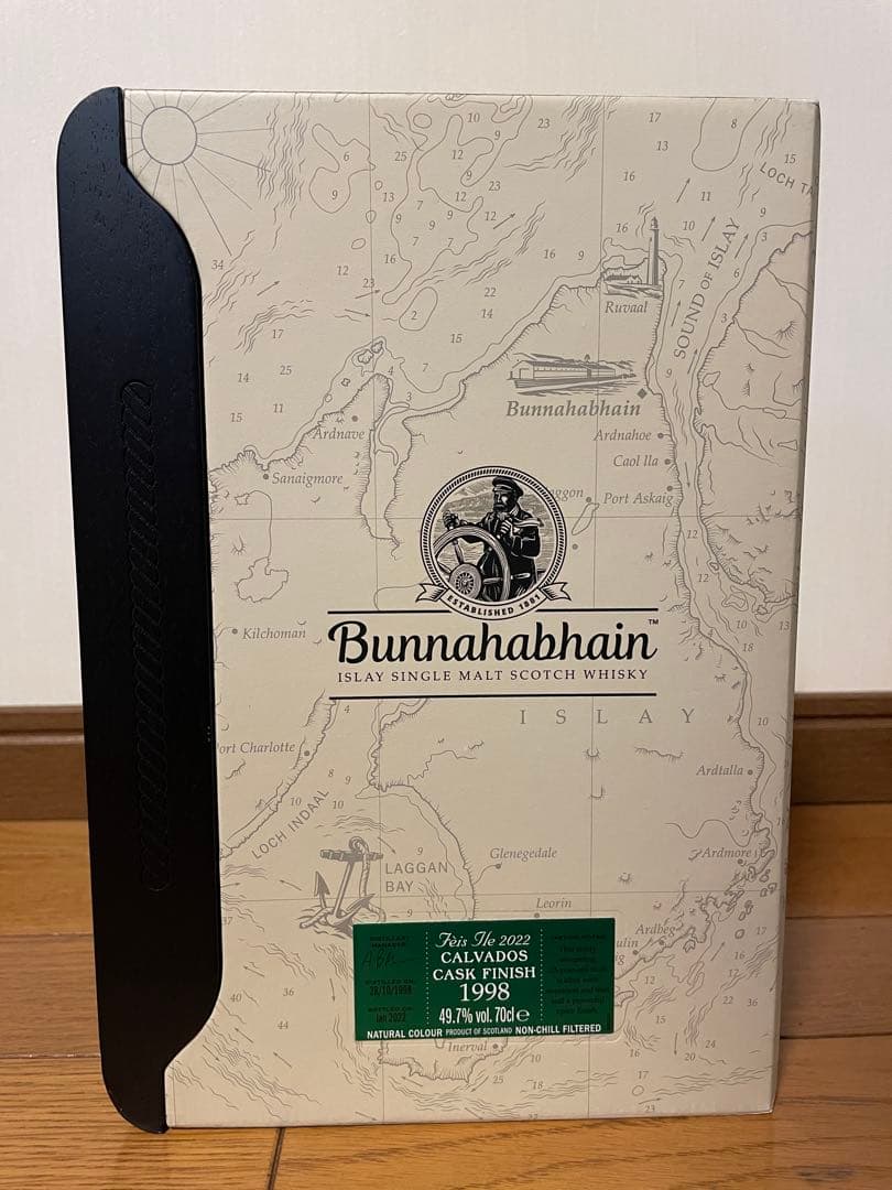 ブナハーブン 1998 カルバドスカスクフィニッシュ 23年