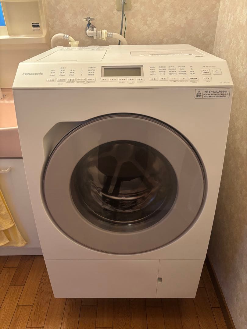 25年式　Panasonic ドラム式洗濯機　NA-LX127DR-W