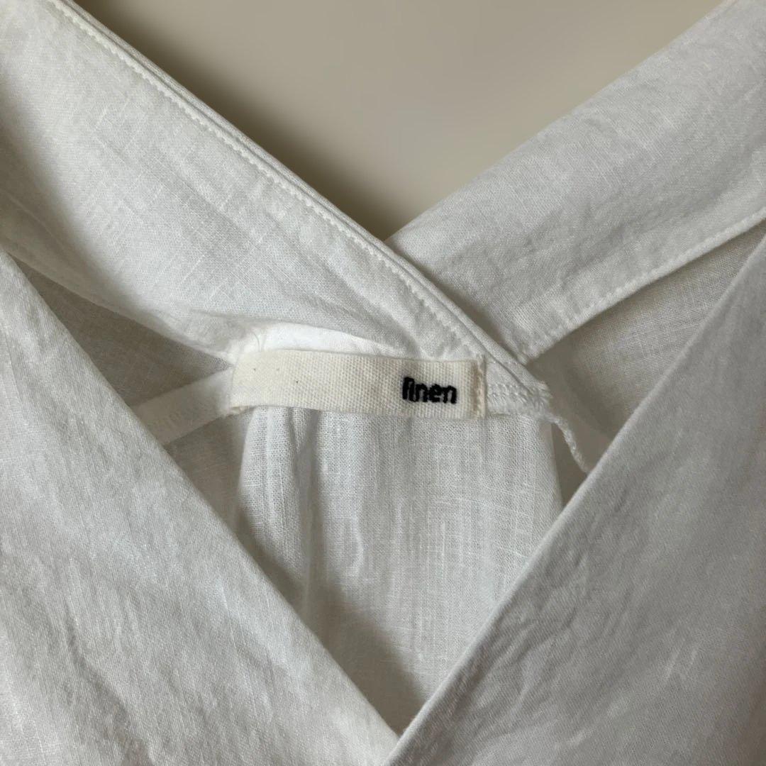 【美品】evam eva ウォーターリネンプルオーバー 中川政七商店　えみおわす