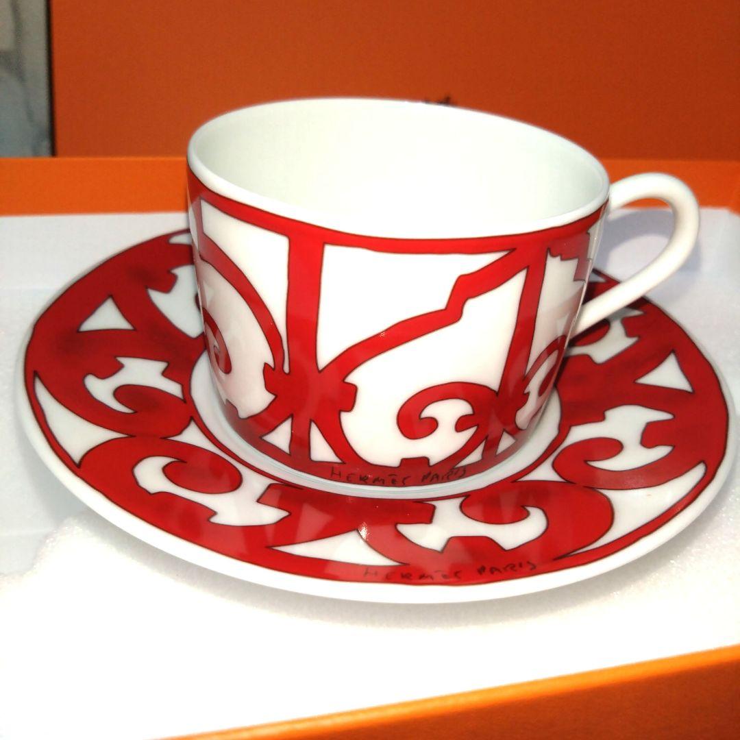 新品 エルメス HERMES ガダルキヴィール カップ＆ソーサー 食器セット