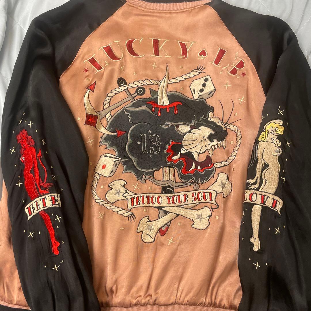 Lucky13 スカジャン　リバーシブル