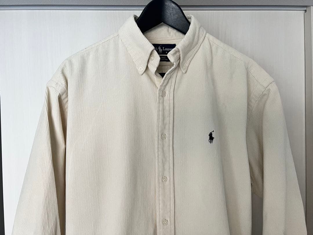 Ralph Lauren BRAKE アイボリー コーデュロイ 長袖シャツ