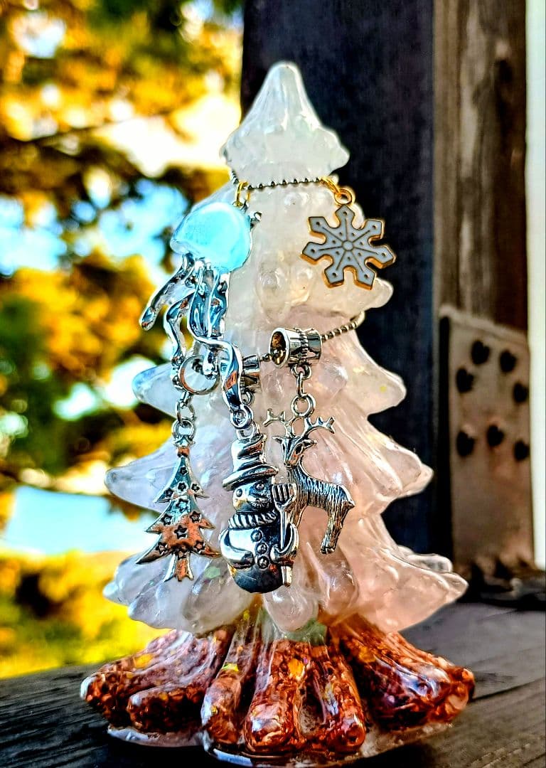 WHITE⭐️Xmasツリー⭐️オルゴナイト❤きらっとさま♥専用