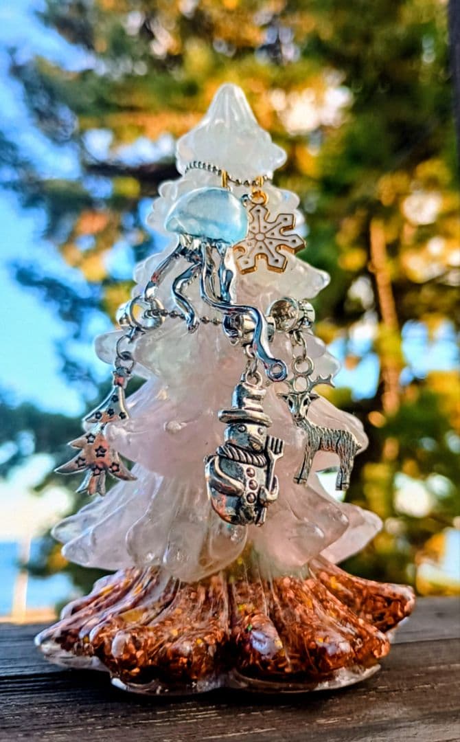 WHITE⭐️Xmasツリー⭐️オルゴナイト❤きらっとさま♥専用