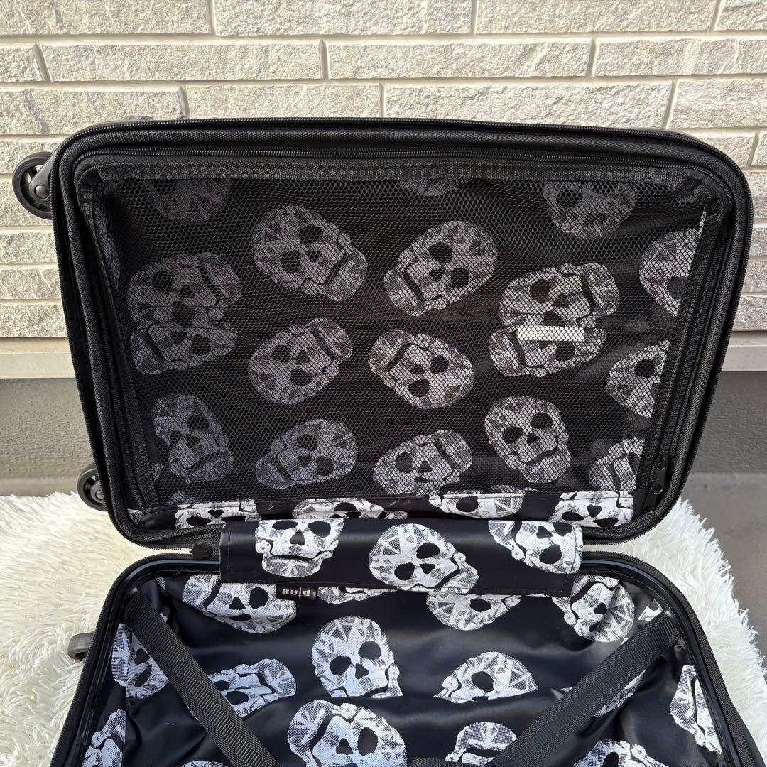 siffrer スカルデザイン キャリーケース 機内持ち込み 拡張ファスナー付