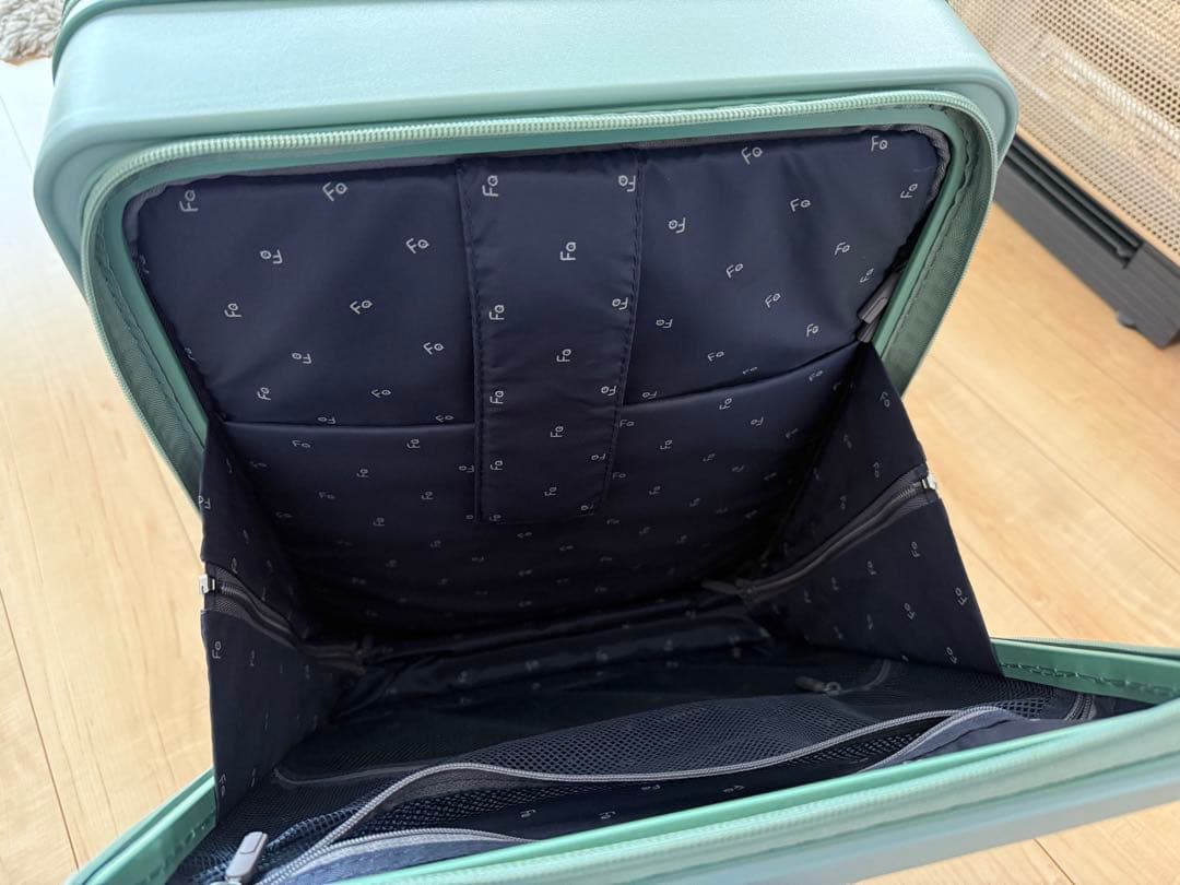 m☆mさま専用：フリクエンターフロントオープンキャリーケース機内持ち込み可