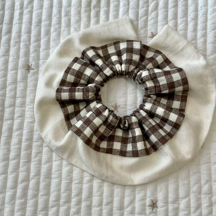 【一点限り】フリルスタイ＊°ブラウンチェック柄