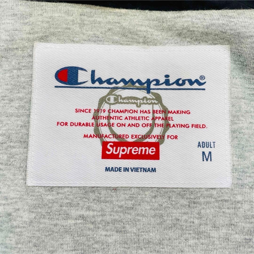 6543 シュプリーム チャンピオン　ジップアップナイロンジャケット　ロゴ