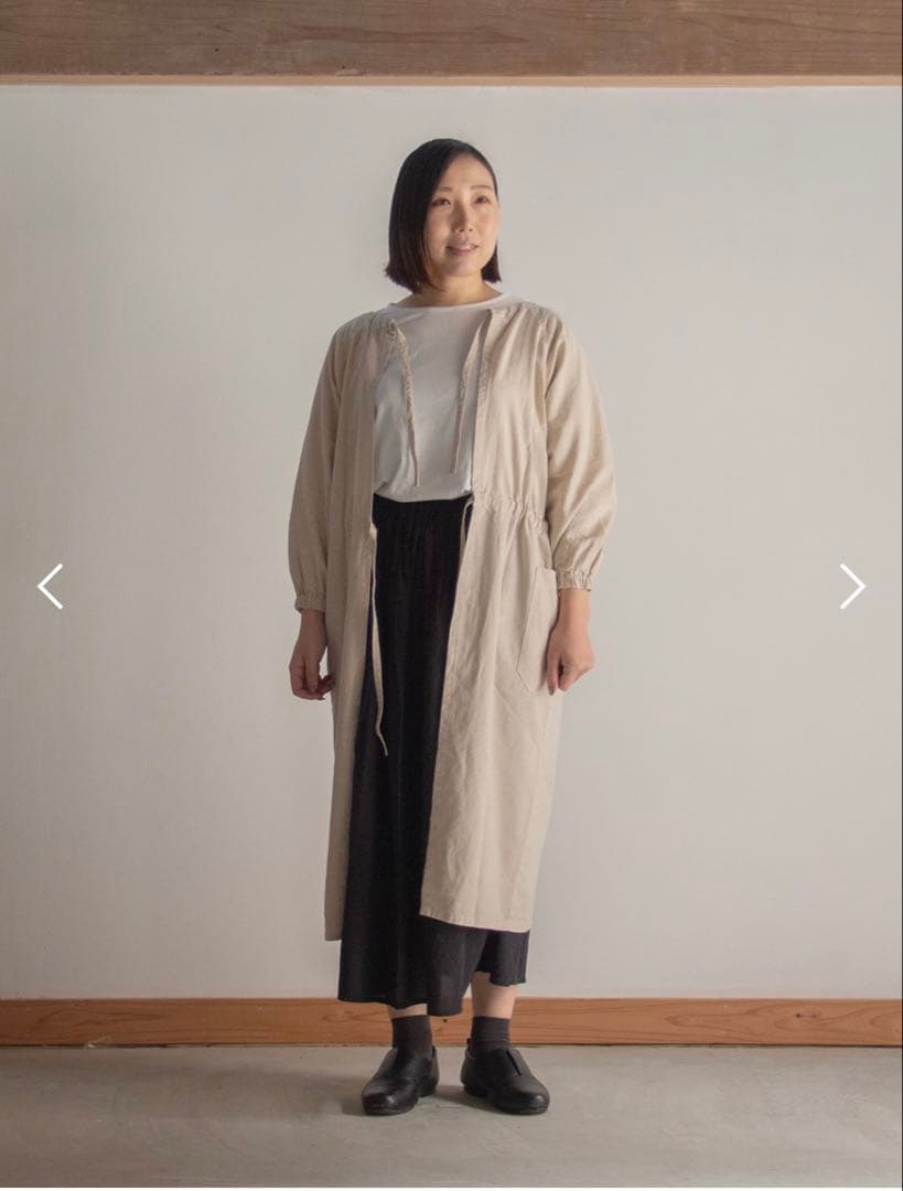 一回着用　en・nichi 　割烹着　縁日　KAPPOGI サイズM おしゃれ