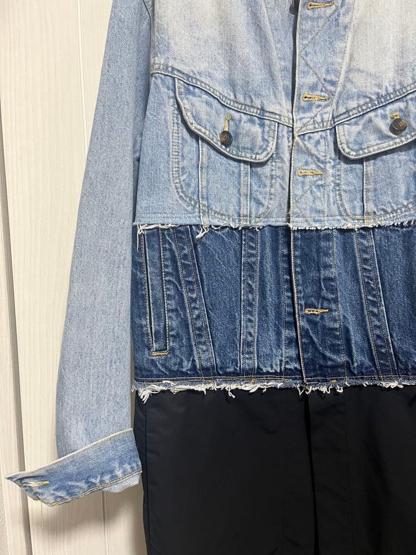 週末限定値下げ、lutz huelleリメイクデニムコート