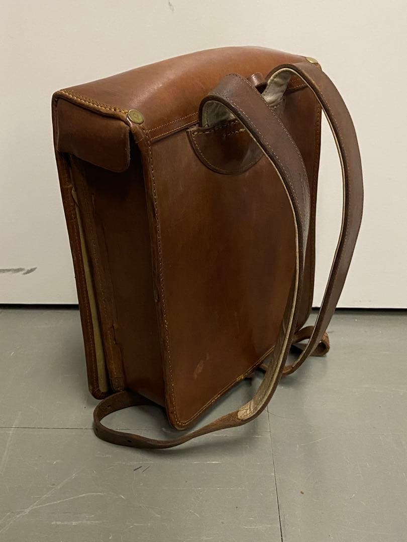 【美品 日本陸軍 将校？兵隊？下士官？ 背嚢】 戦前 当時物 旧日本軍 骨董品