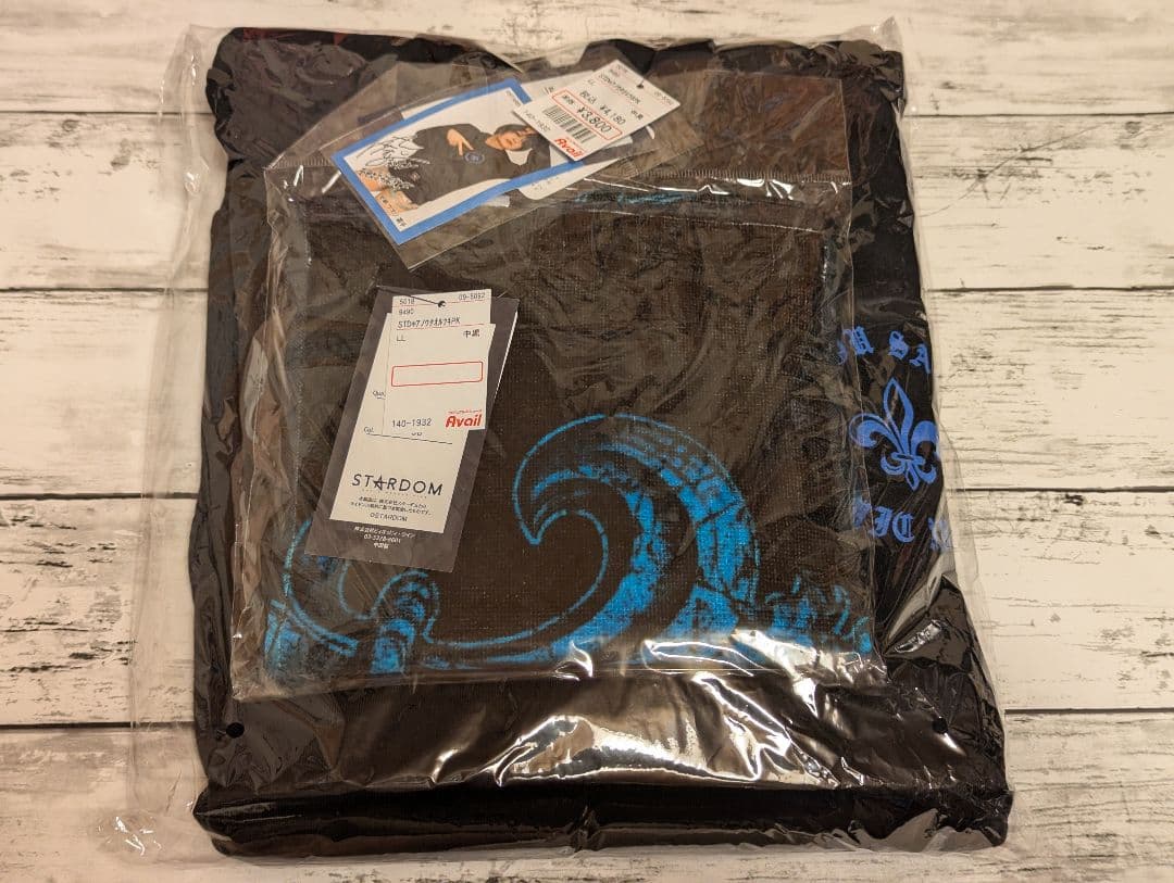 STARDOM　安納サオリ　プルパーカ　ＬＬ　タオル・ステッカー付　スターダム