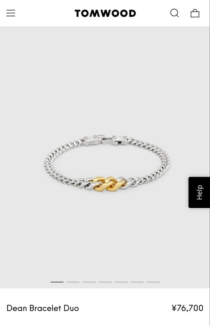 【美品】TOMWOOD Dean Bracelet Duo