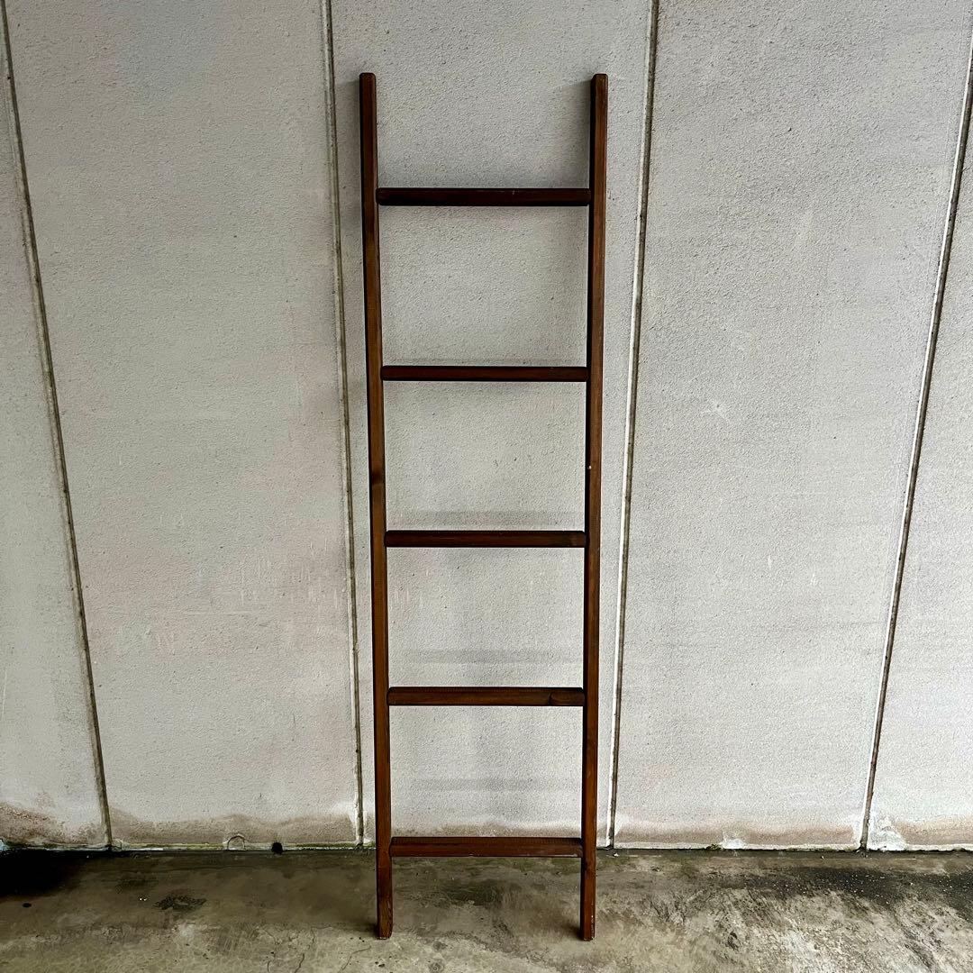 木製 ヴィンテージ ハシゴ ラダーラック 欧風 インテリア