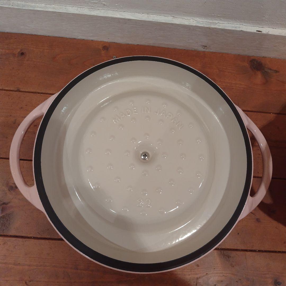 バーミキュラ オーブンポット ラウンド 22cm パールピンク 両手鍋　鍋