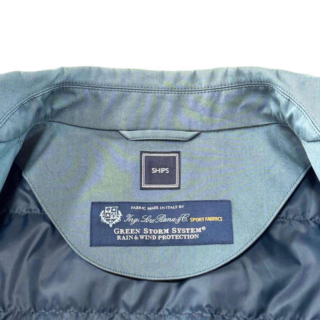 SHIPS ロロピアーナ 着脱可能 ダウンライナー付き コート 比翼 ミドル M