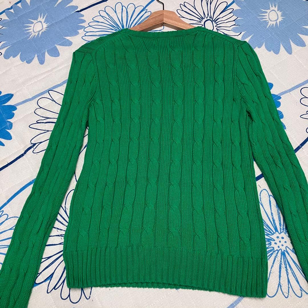 【希少】近年モデル　ラルフローレン　ケーブル　ニット　ピマコットン　セーター