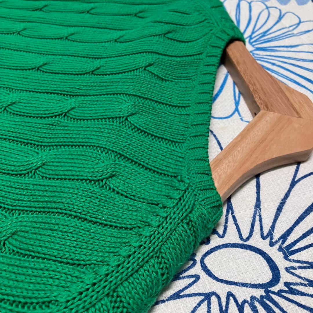 【希少】近年モデル　ラルフローレン　ケーブル　ニット　ピマコットン　セーター