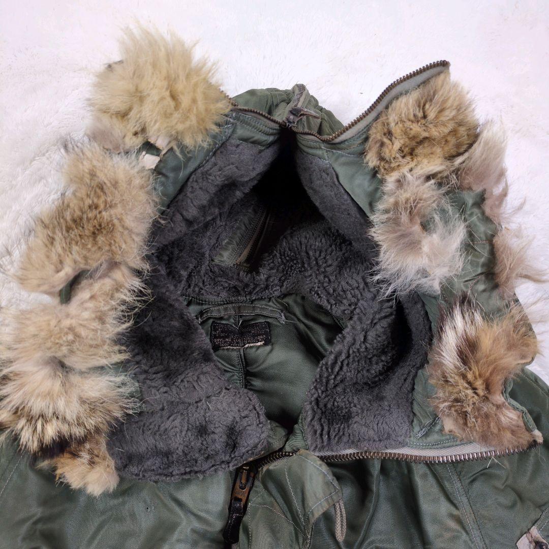 N-2B 60s フライトジャケット 実物 スカイライン社 黒タグ ミリタリー