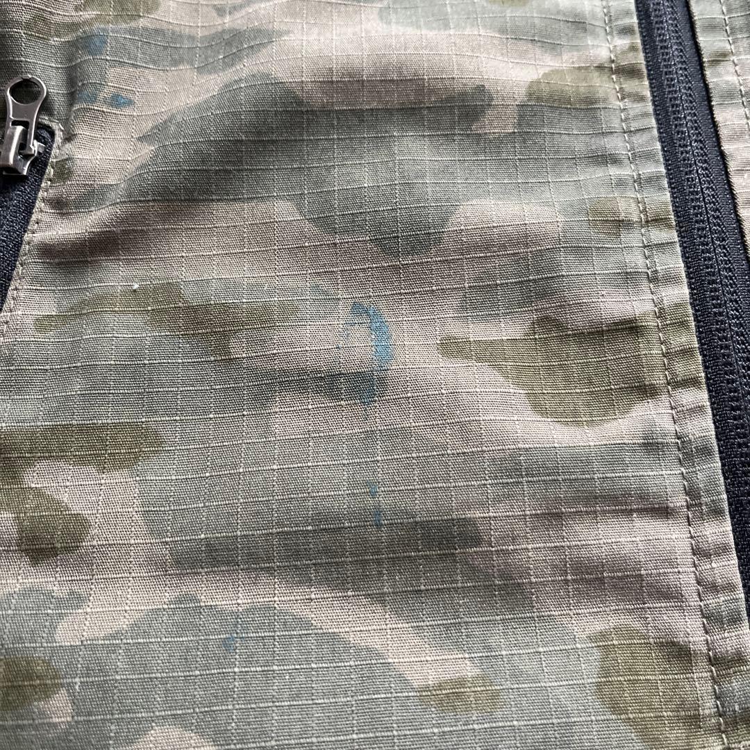 迷彩柄 リップストップ ドローコード フーディー ジャケット テック系 Y2K