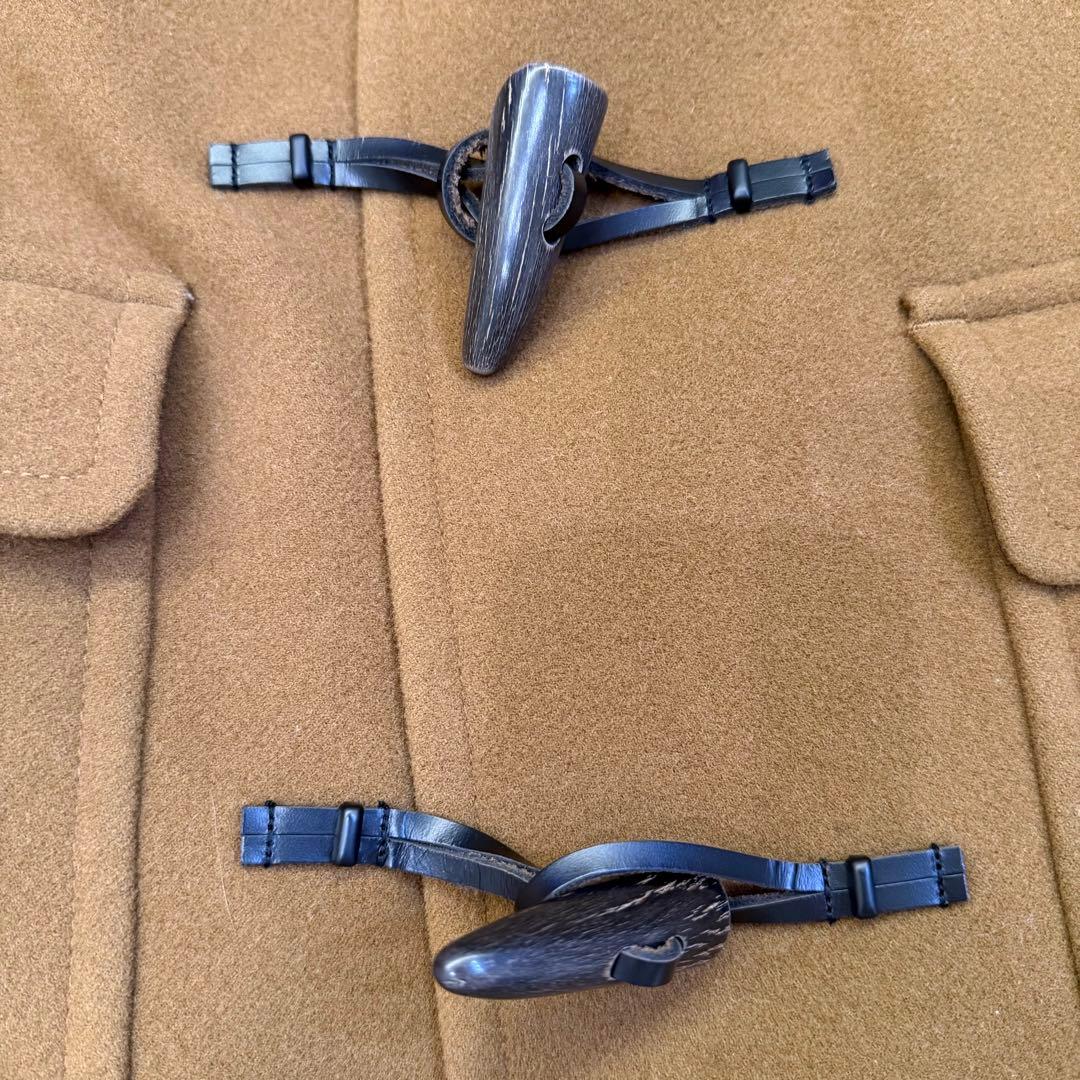 美品 MACPHEE メルトンウール ロング ダッフルコート キャメル