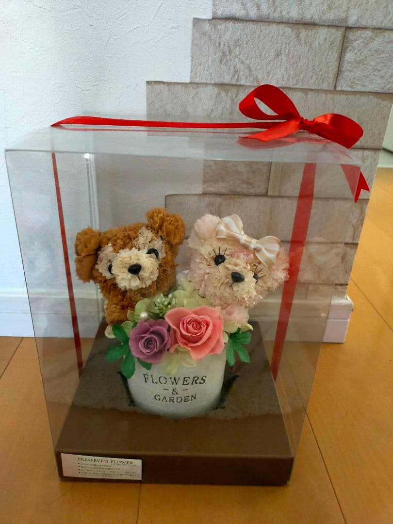 ディズニー★ダッフィー★シェリーメイ★置物★造花★