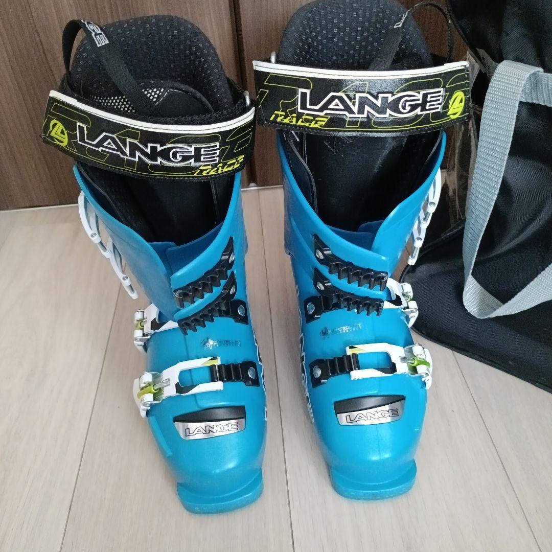 【超美品】LANGE 女性用スキーブーツ 青24-24.5cm