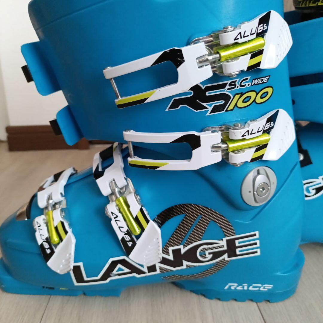 【超美品】LANGE 女性用スキーブーツ 青24-24.5cm