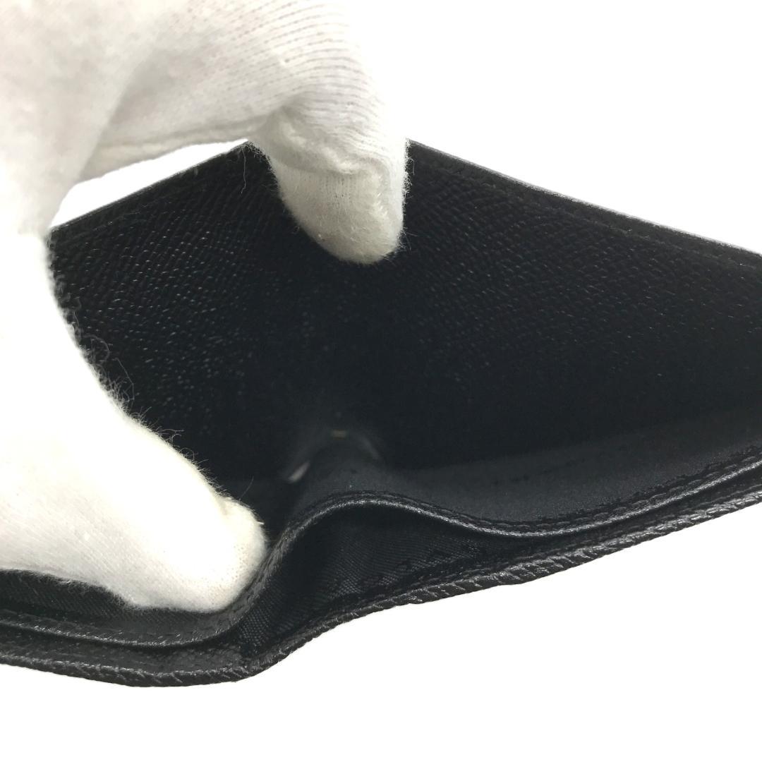 【新品未使用】BVLGARI ブルガリ 二つ折り 財布 レザー 札入れ