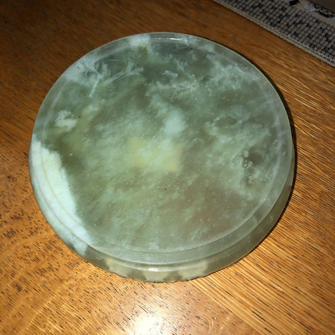 蝋石　玉　水注台