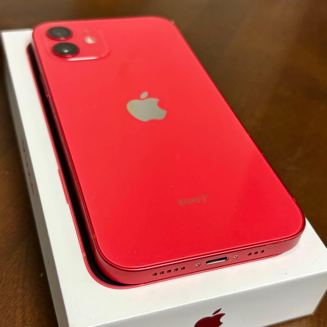 Apple iPhone 12 64GB レッド SIMフリー 付属品完品